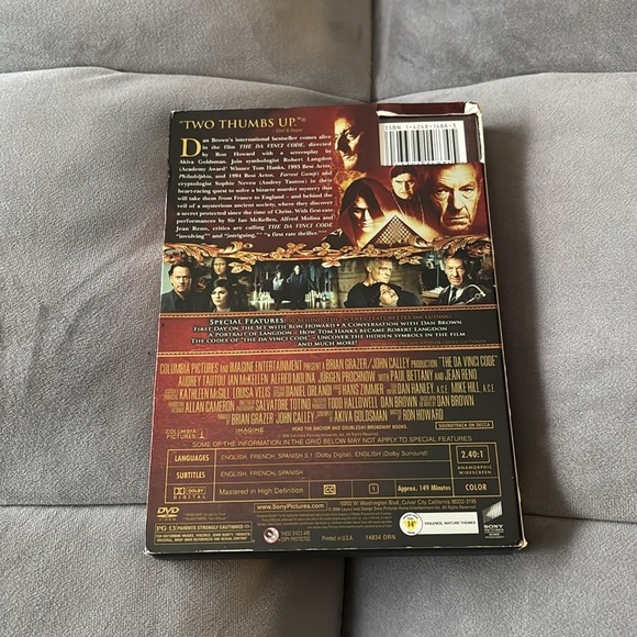 The Da Vinci Code 2-Disc Widescreen Special Edition DVD - Picture 2 of 4